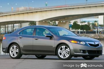 Insurance quote for Acura TSX in Minneapolis